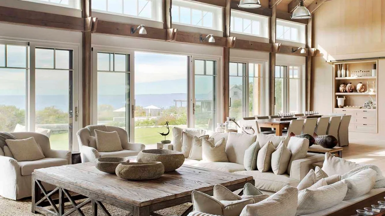 Hgtv Rustic Living Room Glass Ceiling