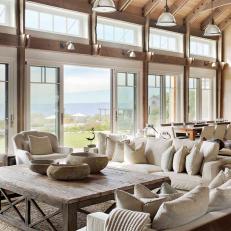 Neutral Rustic Great Room