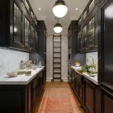 Sophisticated Galley Kitchen 