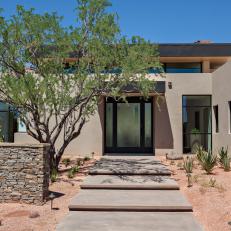 Front Entrance of Contemporary Home