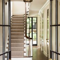 Colonial Home's Neutral Foyer