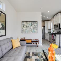 Contemporary Open Floor Plan Living Room
