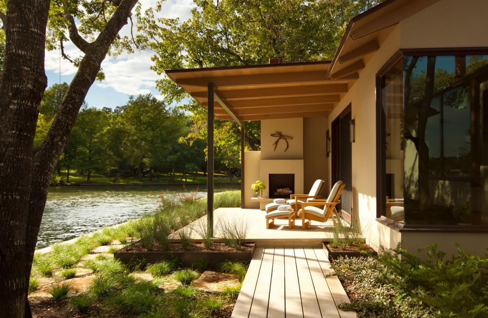Porch Overlooking Lake