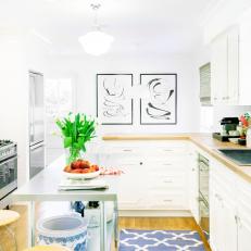 Small, Functional Eclectic Kitchen