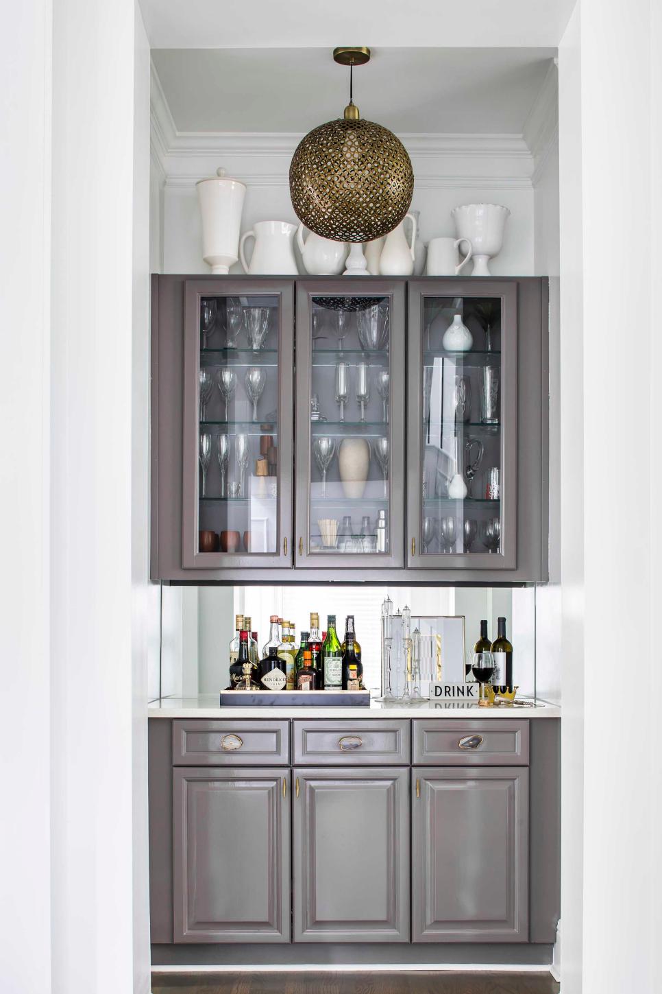 Gray and Bar HGTV