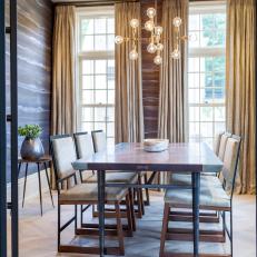 Home's Traditional Dining Room Offers Unfussy, Contemporary Design