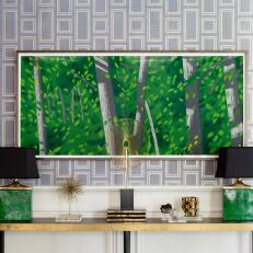 Green Art With Graphic Wallpaper