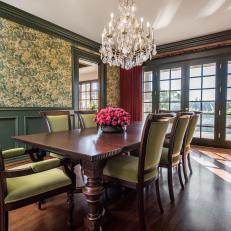 Tudor Revival Estate Dining Room