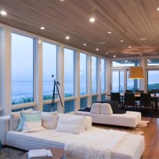 Beach House Living and Dining Areas