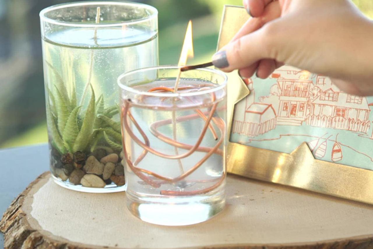 DIY Gift Idea: How to Make Gel Candles | HGTV