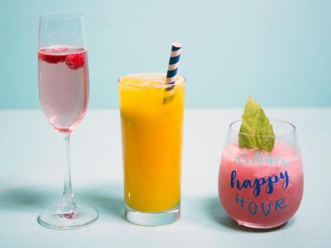 Three Refreshing Sparkling Water Cocktails