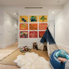 Colorful, Whimsical Playroom in NYC