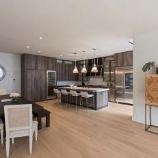 Contemporary Kitchen and Dining Room