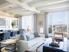 Apartment Living and Dining Areas With View