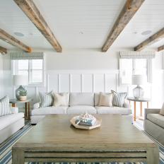 Beachy Cottage Living Room