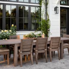 Welcoming Outdoor Dining Room