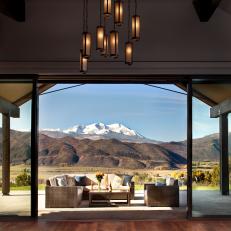 Glass Doors Create Seamless Indoor-Outdoor Living Space