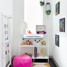 Small Alcove Provides Relaxing Space in Eclectic Apartment