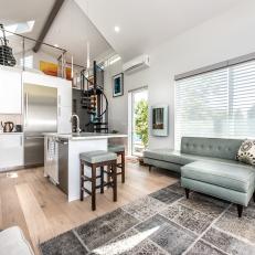 Tiny Home's Stylish, Open Concept First Floor