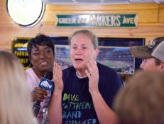HGTV host Tiffany Brooks surprised grand prize winner Stacy Bolder of Tomahawk, WI, in front of family and friends. See her priceless reaction as she learns the good news.