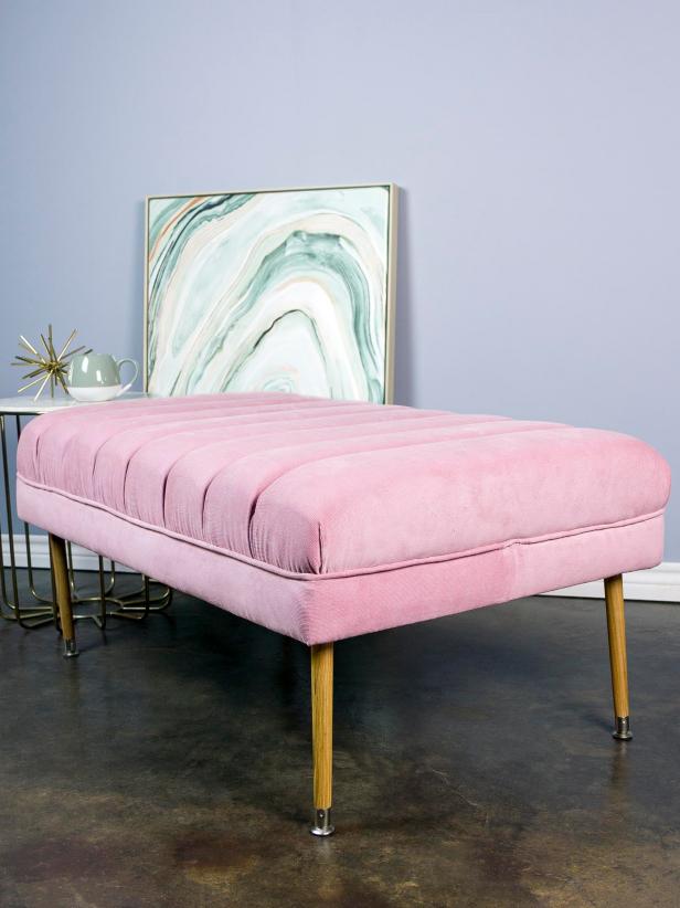 HGTV shows you how to make a channel tufted ottoman