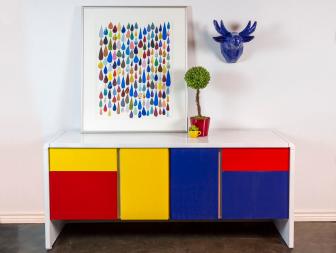 HGTV shows you how to make a lacquered credenza