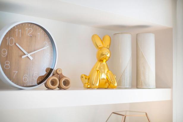 Contemporary Nursery with Bunny Accessory