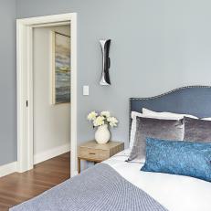 Soothing Blue Guest Bedroom