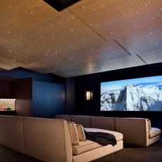 Home Theater With Sofas