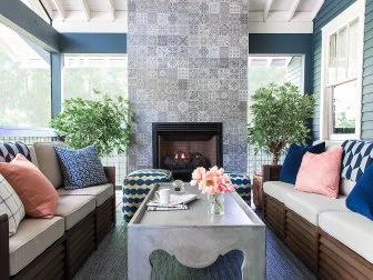 Screened Porch at HGTV Urban Oasis 2017 in Knoxville TN
