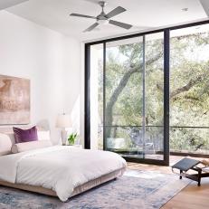 Expansive Master Bedroom with Ten Foot Ceilings