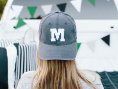 Accessorize at your next tailgate gathering with this stylish (and affordable) hat project.
