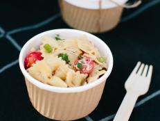 Pasta salad is a stample at most outdoor parties but this recipe takes the dish to a new level.