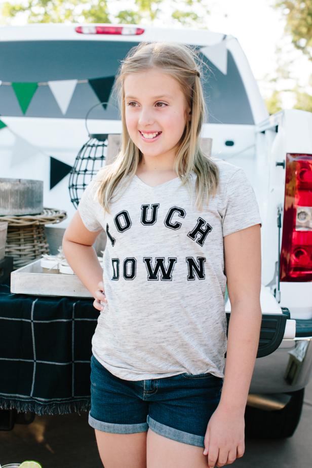 Easy Iron-On Touchdown Tee for Kids
