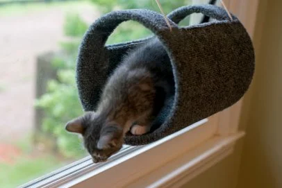 DIY Hanging Cat Bed HGTV