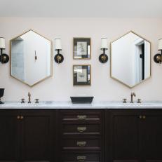 Traditional Bathroom With Double Vanity
