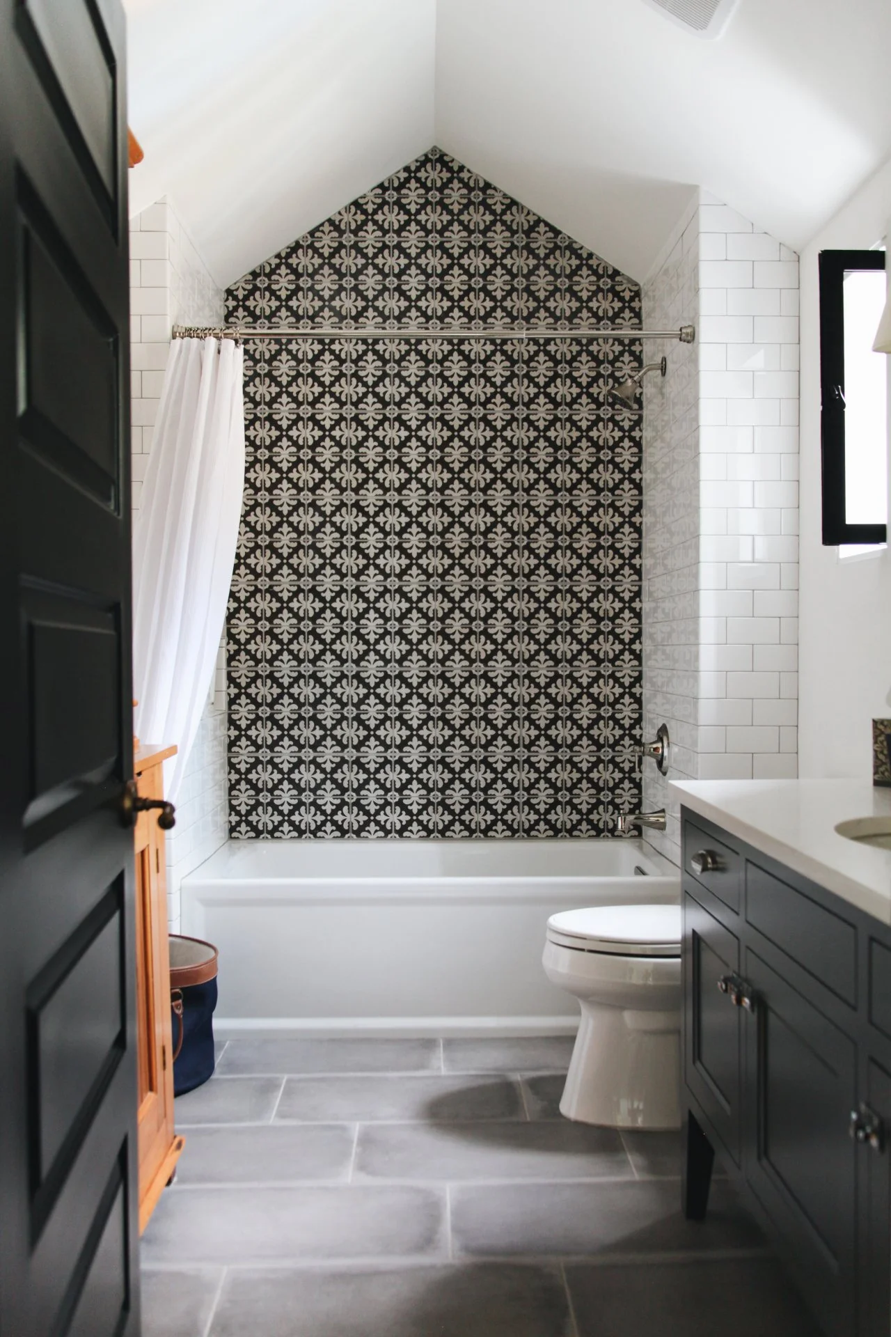 Bathroom Wall Tiles: How High Should They Go? | Fireclay Tile, image size:1280x1920