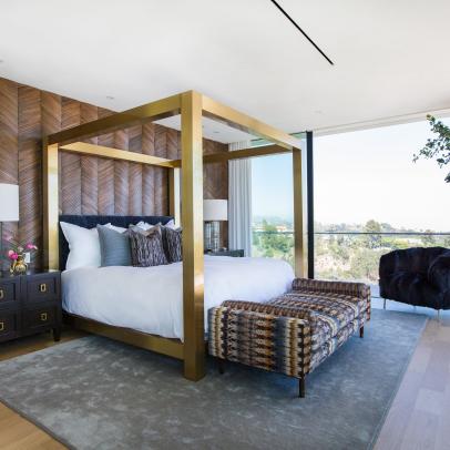 Luxe Master Suite With Panoramic Views of City