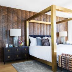 Bedroom Boasts Glamorous, Art Deco Details