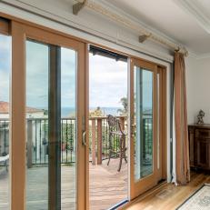 Sliding Glass Doors Leading to Deck