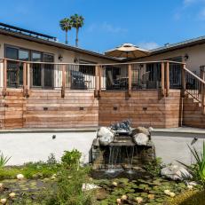 Asian Deck and Water Garden 