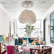 Cheerful Eclectic Living Room