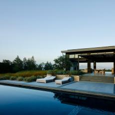 Modern Home, Pool in California Wine Country