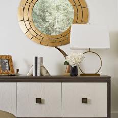 Round Window and Low Cabinet