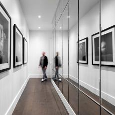 Black and White Modern Hall With Photos
