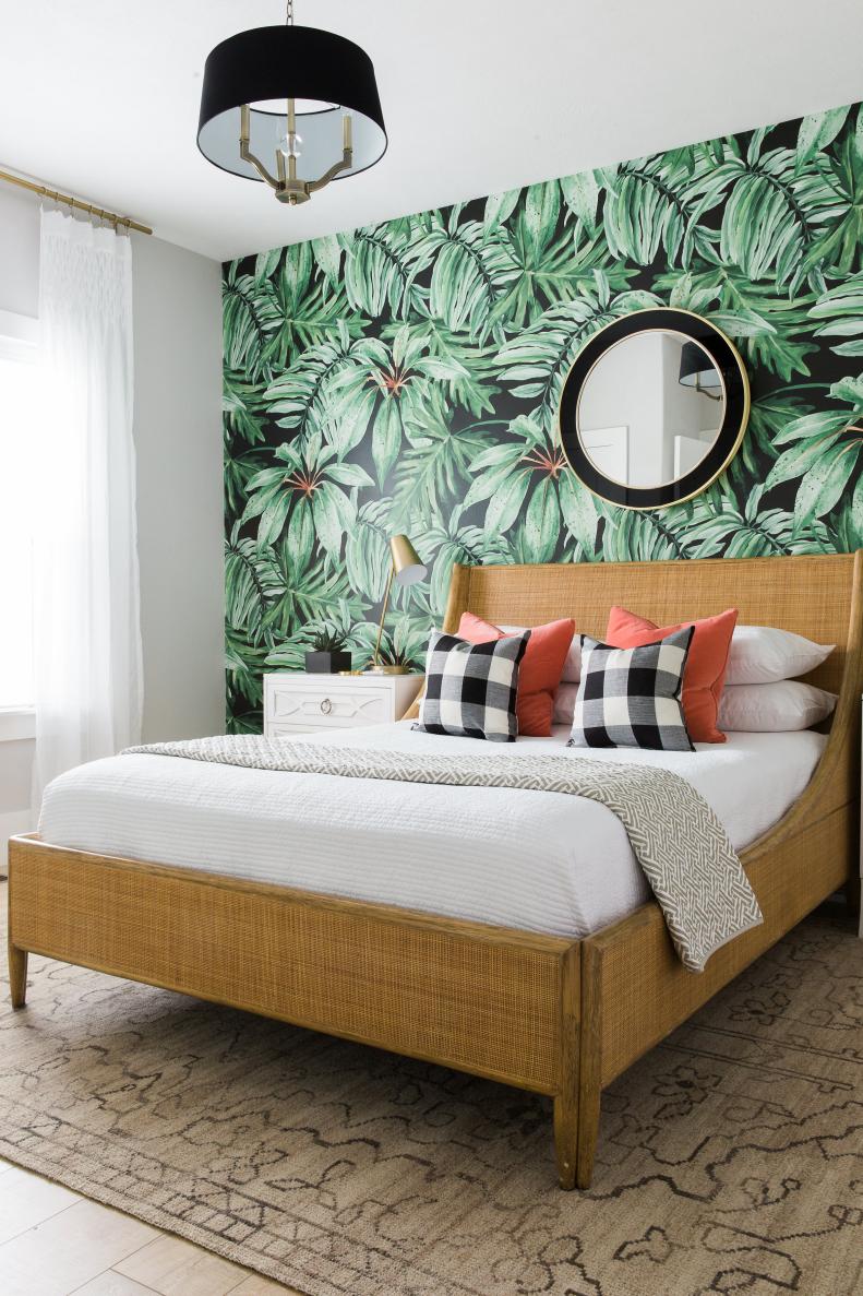 Tropical Green Bedroom
