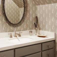 Neutral Guest Bathroom with Lots of Texture