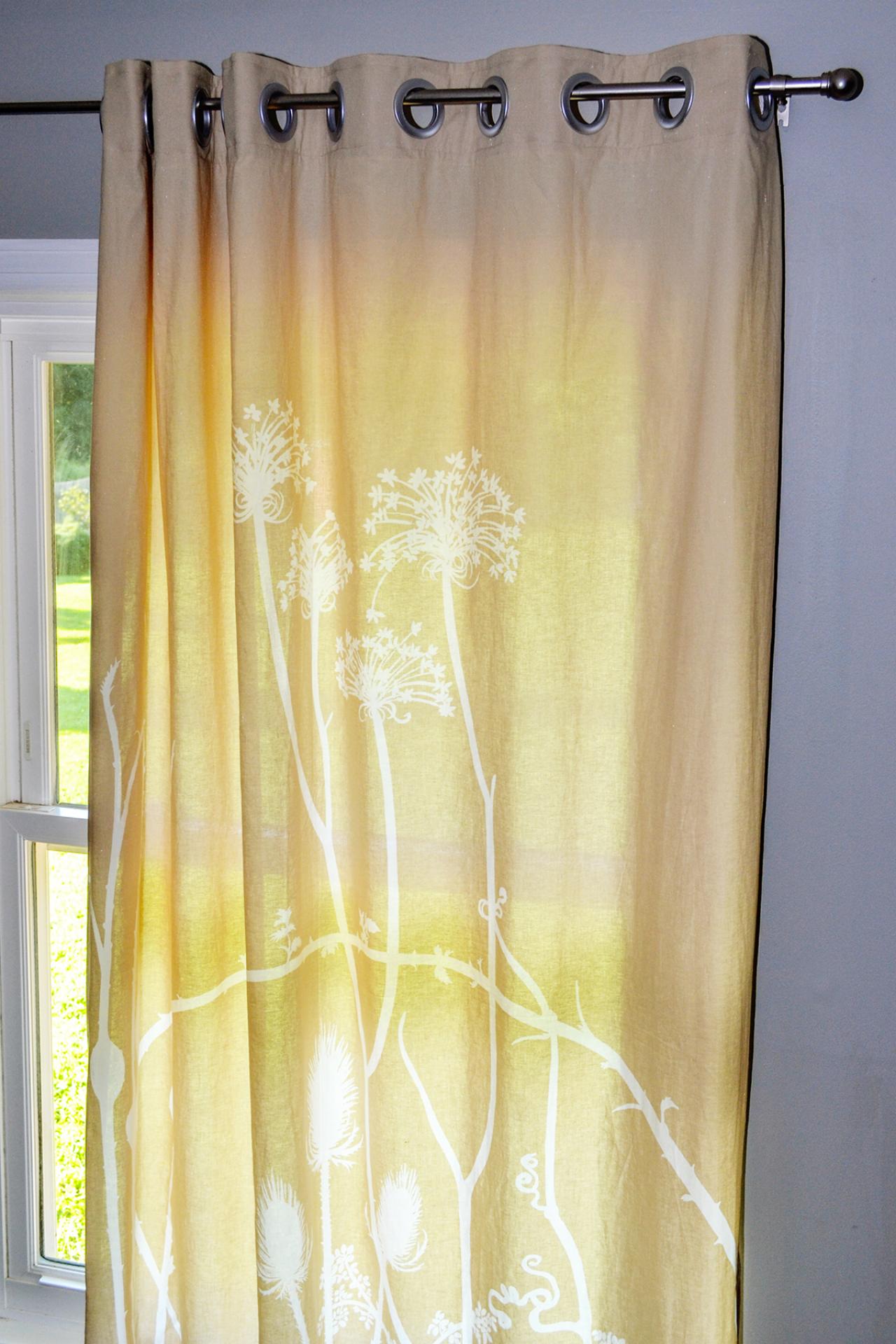 How To Hide Grommets On Curtains How to Make Grommet Curtains | HGTV