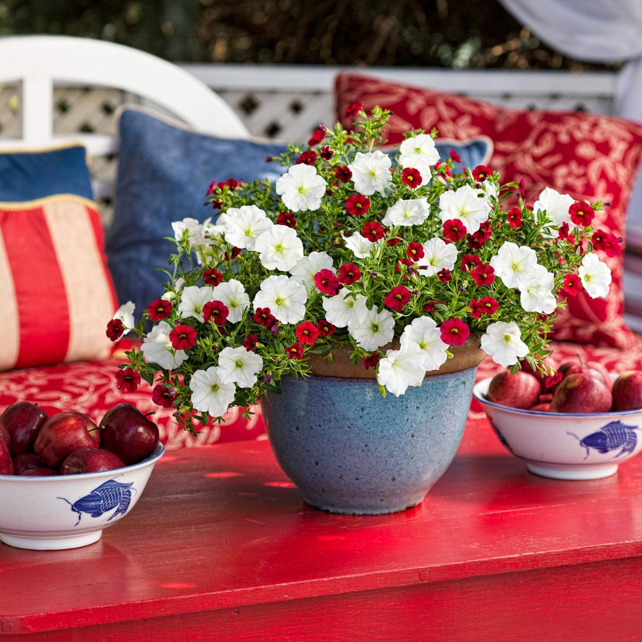 D.I.Y Rock Pillows - Pretty Petunias