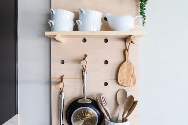 Free Up Cabinet Space With A Diy Wall Mounted Pot Rack Room